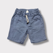 H&amp;M Kék lenvászon rövidnadrág gyerek nadrág