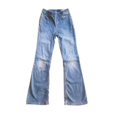  H&M kék trapéz fazonú lány farmernadrág (méret: 146)