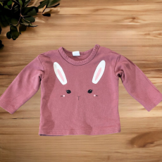 H&M Mályva színű nyuszis pulóver