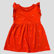 H&M naracssárga, cseresznyés ruha