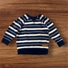 H&M S.kék csíkos pulóver