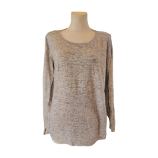  H&M világos szürke kismama pulóver (méret: L)
