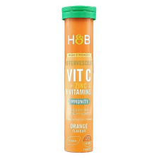 H&B C-vitamin+B-vitaminok+Cink pezsgőtabletta 20db vitamin és táplálékkiegészítő