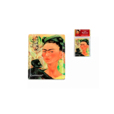  H.C.013-1043 Hűtőmágnes 50x70mm, Frida Kahlo:Önarckép majommal és papagájjal hűtőmágnes