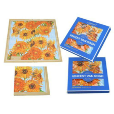 H.C.026-0103 Papírszalvéta 33x33cm,20db-os,Van Gogh: Napraforgók papírárú, csomagoló és tárolóeszköz