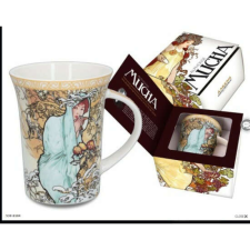 H.C.539-8104 Porcelánbögre 400ml,Mucha:Tél bögrék, csészék