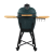 H.Koenig Faszén grill H.Koenig, Japanese Kamado BBQ 18", főzőfelület 39 cm, füstölés, sütés, lassú főzés, beépített hőmérő, összecsukható bambusz asztalok, kerámia test, légbeszívó és elszívó nyílások