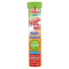 Haas HAAS PEZSGŐTABLETTA STEVIA MULTIVITAMIN vitamin és táplálékkiegészítő