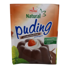 Haas natural pudingpor csokoládé 44 g 44 g csokoládé és édesség