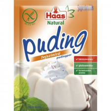 Haas natural pudingpor tejszín ízű 40 g reform élelmiszer