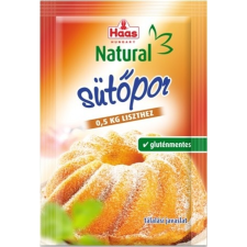  Haas Natural Sütőpor, gluténmentes (12 g) reform élelmiszer