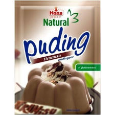 Haas natural tiramisu ízű pudingpor 40g csokoládé és édesség