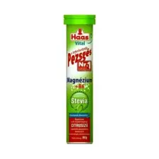 Haas Vital Stevia magnézium + B6 cukormentes pezsgőtabletta 20db vitamin és táplálékkiegészítő