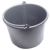  Habarcsos vödör; 12 liter,fekete műanyag (Vödör)