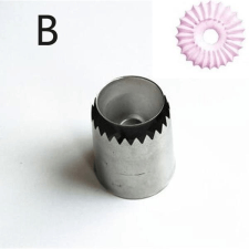  Habcsók készítő cső - B méret: 4x4,5x3 cm konyhai eszköz