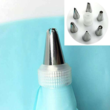 Habzsák 6 db inox véggel sütés és főzés