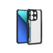 Haffner Anti-Drop szilikon hátlap Xiaomi Redmi Note 13 4G átlátszó-fekete tok és táska