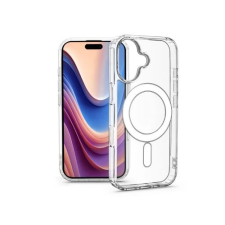 Haffner Anti Shock MagSafe szilikon hátlap iPhone 16 Plus átlátszó tok és táska