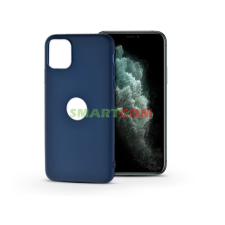 Haffner Apple iPhone 11 Pro Max szilikon hátlap - Soft Logo - kék tok és táska