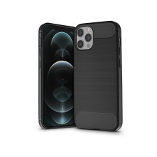 Haffner Apple iPhone 12 Pro Max szilikon hátlap - Carbon - fekete tok és táska