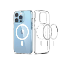 Haffner Apple iPhone 13 Pro Max szilikon hátlap - Clear Mag Cover - átlátszó tok és táska