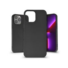 Haffner Apple iPhone 13 Pro Max szilikon hátlap - Soft Premium - fekete tok és táska