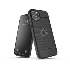 Haffner Apple iPhone 14 Pro szilikon hátlap - Carbon Logo - fekete tok és táska