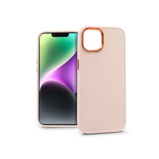 Haffner Apple iPhone 14 szilikon hátlap - Frame - pink (PT-6642) tok és táska