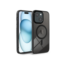 Haffner Apple iPhone 15 Plus szilikon hátlap - Edge Mag Cover - fekete/átlátszó (5903396220845) tok és táska