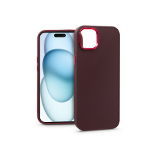 Haffner Apple iPhone 15 Plus szilikon hátlap - Frame - bíbor (PT-6815) tok és táska
