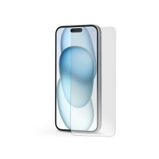 Haffner Apple iPhone 15 Plus üveg képernyővédő fólia - Tempered Glass Screen Pro Plus 2.5D - 1 db/csomag - ECO csomagolás (TF-0252) mobiltelefon kellék