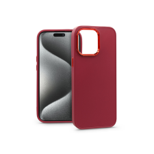 Haffner Apple iPhone 15 Pro Max szilikon hátlap - Frame - magenta (PT-6824) tok és táska