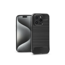 Haffner Apple iPhone 15 Pro szilikon hátlap - Carbon - fekete (PT-6859) tok és táska