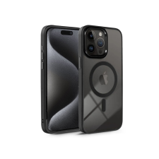 Haffner Apple iPhone 15 Pro szilikon hátlap - Edge Mag Cover - fekete/átlátszó tok és táska