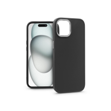 Haffner Apple iPhone 15 szilikon hátlap - Frame - fekete (PT-6811) tok és táska
