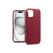 Haffner Apple iPhone 15 szilikon hátlap - Frame - magenta tok és táska