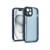 Haffner Apple iPhone 15 Variete tok kameravédő üveggel, sötétkék (HF240041)