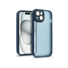 Haffner Apple iPhone 15 Variete tok kameravédő üveggel, sötétkék (HF240041) tok és táska