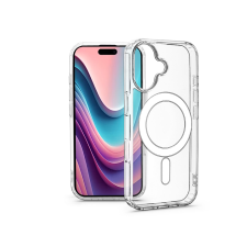 Haffner Apple iPhone 16 szilikon hátlap - Anti Shock MagSafe - átlátszó (HF785410) tok és táska
