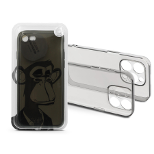 Haffner Apple iPhone 7/iPhone 8/SE 2020/SE 2022 szilikon hátlap - Gray Monkey - átlátszó tok és táska