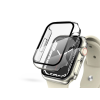 Haffner Apple Watch 7 (45 mm) védőtok beépített edzett üveggel - DEFENSE 360 - clear (ECO csomagolás)