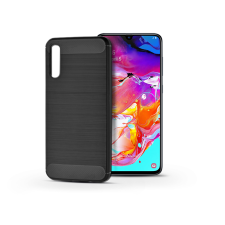 Haffner Carbon Samsung Galaxy A70 Szilikon Hátlap - Fekete (PT-5113) tok és táska