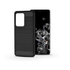Haffner Carbon Samsung Galaxy S20 Ultra Szilikon Hátlap - Fekete tok és táska