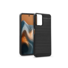 Haffner Carbon szilikon hátlap Motorola Moto G34 fekete tok és táska