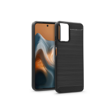 Haffner Carbon szilikon hátlap - Motorola Moto G34 - fekete (HF285486) tok és táska