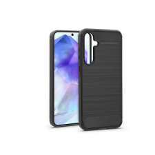 Haffner Carbon szilikon hátlap Samsung Galaxy A55 fekete tok és táska
