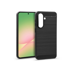 Haffner Carbon szilikon tok - Samsung SM-A576B Galaxy A57 5G - fekete tok és táska