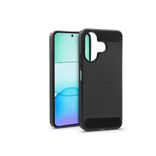 Haffner Carbon szilikon tok - Xiaomi Redmi 13 4G/Redmi 13 5G - fekete tok és táska