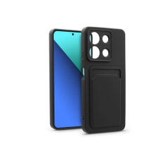 Haffner Card Case szilikon hátlap Xiaomi Redmi Note 13 4G fekete tok és táska