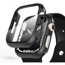 Haffner Defense 360 védőtok üveggel Apple Watch 7 (45mm) fekete OEM okosóra kellék